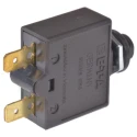ETA Thermal Overcurrent Circuit Breaker Panel Mount 1-Pole 6A Current Rating 250V AC 28V DC 1658-G21-02-P10-6A