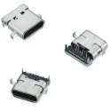 Wurth Elektronik USB Type C Straight Through Hole Female Connector 1 Port USB 3.1 5A 100V 632723130112