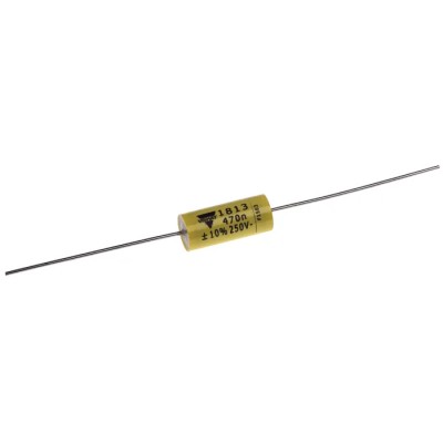 Vishay MKT 1813 Film Capacitor 470 nF 160V AC 250V DC Through Hole MKT1813447255