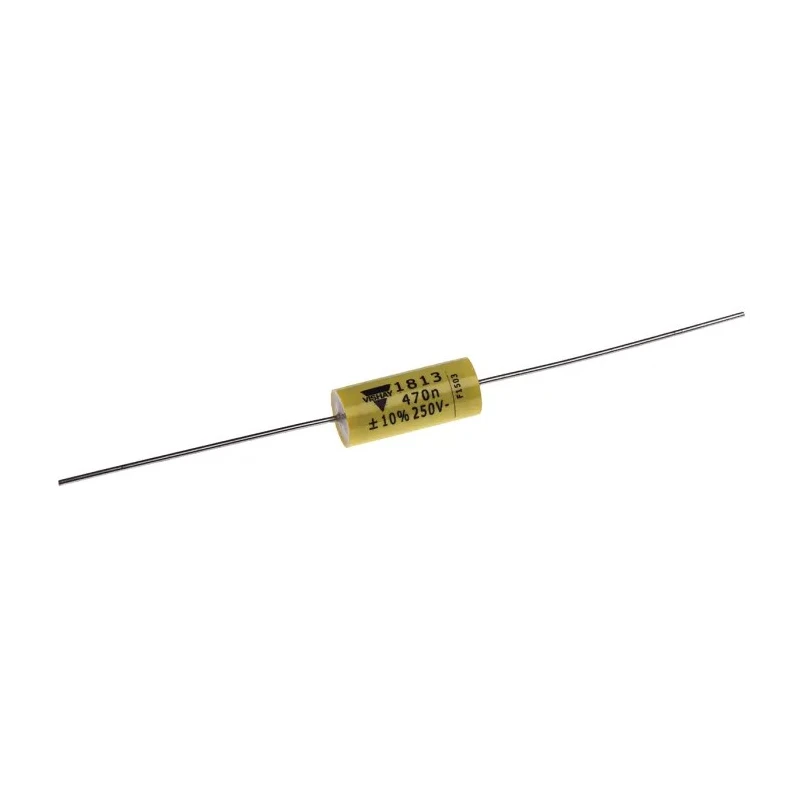 Vishay MKT 1813 Film Capacitor 470 nF 160V AC 250V DC Through Hole MKT1813447255