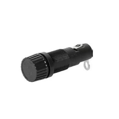 Schurter 20A Panel Mount Fuse Holder for 20 mm Fuse Size, 250V AC, Thermoset Body FEU Series 0031.1803