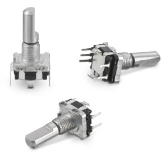 Wurth Elektronik 8 ppr Pulse Incremental Mechanical Rotary Encoder with 6 mm Flat Shaft, Through Hole 482009514001