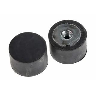 RS Pro Cylindrical M8 Anti-Vibration Mount Female Buffer Foot 48 kg Compression 30 mm OD 20 mm H 185-4484
