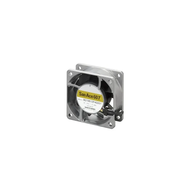 Sanyo Denki 9GT Series Axial Fan 24V DC, 6.72W Power Consumption, 1.26 m³/min Air Flow, Ball Bearing 9GT0624P4G001
