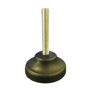 RS PRO M8 40 mm Diameter Adjustable Foot Polyamide Base 500 kg Static Load Capacity 185-4497
