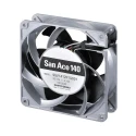 Sanyo Denki 9GV Series 140 mm Square Frame Axial Fan 24V DC 55.2W 2.3A 2300 RPM 2.66 m³/min 70 dBA 9GV1424P1G001