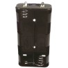 RS PRO C Battery Holder Snap-in Mount Polypropylene Body Solder Tag Termination 4 Cells 54.5mm x 109mm x 24mm 185-4619