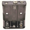 RS PRO AA Battery Holder Snap-in Polypropylene Body Spring Termination 3 Cells 58x48.3x17mm 185-4646