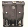 RS PRO AA Battery Holder Snap-in Polypropylene Body Spring Termination 3 Cells 58x48.3x17mm 185-4646