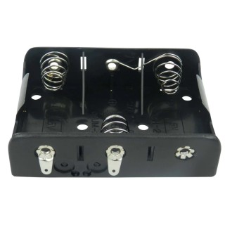 RS PRO Battery Holder for 3 C Size Cells with Solder Tag 185-4621