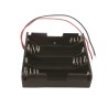 RS PRO AA Battery Holder Coil Spring Lead Wire Mount 4 Cells Polypropylene 63.1x58x16mm 185-4643