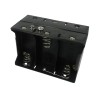 RS PRO D Battery Holder 6 Cells Snap-in Polypropylene Body with Spring Termination 106mm x 70mm x 55.6mm 185-4687