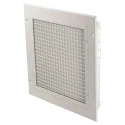RS PRO White Aluminium Vent Grille, Eggcrate Slat, 300 mm x 300 mm, Flange Width 32 mm 185-4713