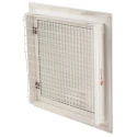 RS PRO White Aluminium Vent Grille, Eggcrate Slat, 300 mm x 300 mm, Flange Width 32 mm 185-4713