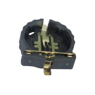 RS PRO Surface Mount Battery Holder for CR1220 Battery with Polyphenylene Sulphide Body and PCB Mount CR1220
