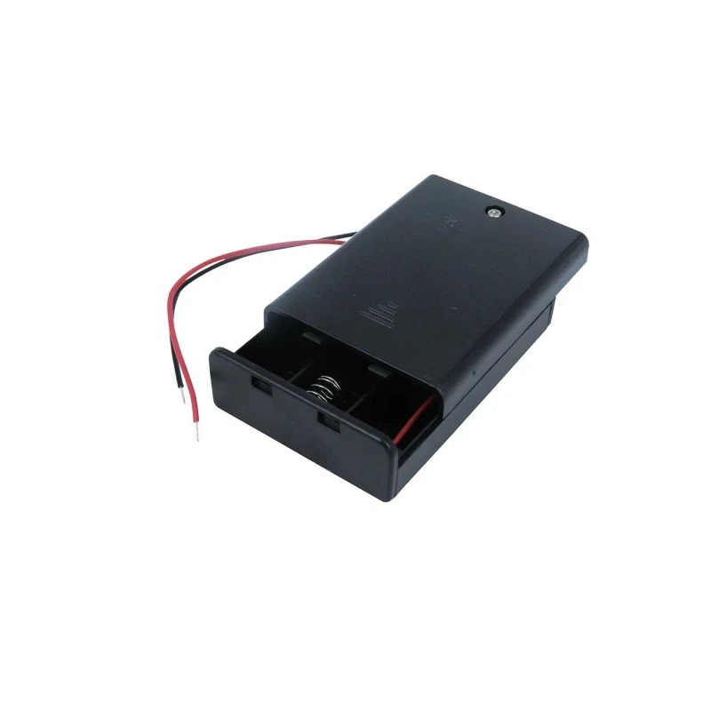 RS PRO AA Battery Holder Coil Spring 3-Cell Lead Wire Polypropylene Housing 68.5x48x18.7mm 185-4749