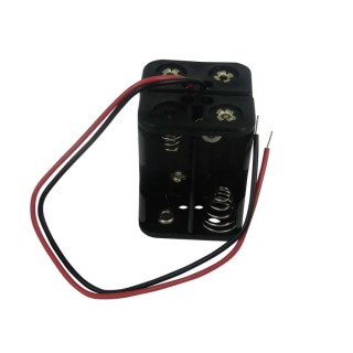 RS PRO N Size 4-Cell Battery Holder Lead Wire Polypropylene Body Coil Spring Termination 185-4756