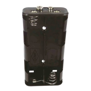 RS PRO C Battery Holder Spring Polypropylene Snap-in Mount 4 Cells 109mm x 54.5mm x 24mm 185-4620