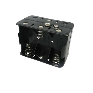 RS PRO C Size 6-Cell Snap-in Polypropylene Battery Holder with Spring Termination 185-4614