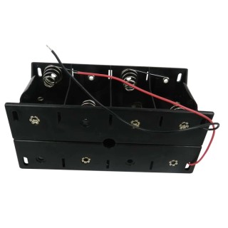 RS PRO D Size 8-Cell Battery Holder Polypropylene Body with Coil Spring Termination 185-4681