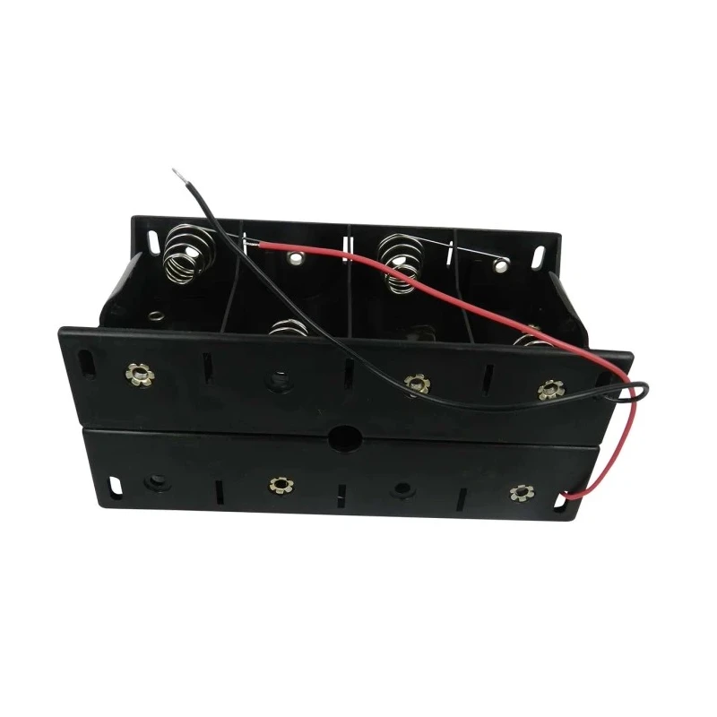 RS PRO D Size 8-Cell Battery Holder Polypropylene Body with Coil Spring Termination 185-4681