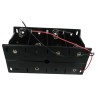 RS PRO D Size 8-Cell Battery Holder Polypropylene Body with Coil Spring Termination 185-4681
