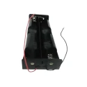 RS PRO Battery Holder Lead Wire Polypropylene Body Coil Spring Termination for 6 D Cells 195mm Length 73.5mm Width 185-4685