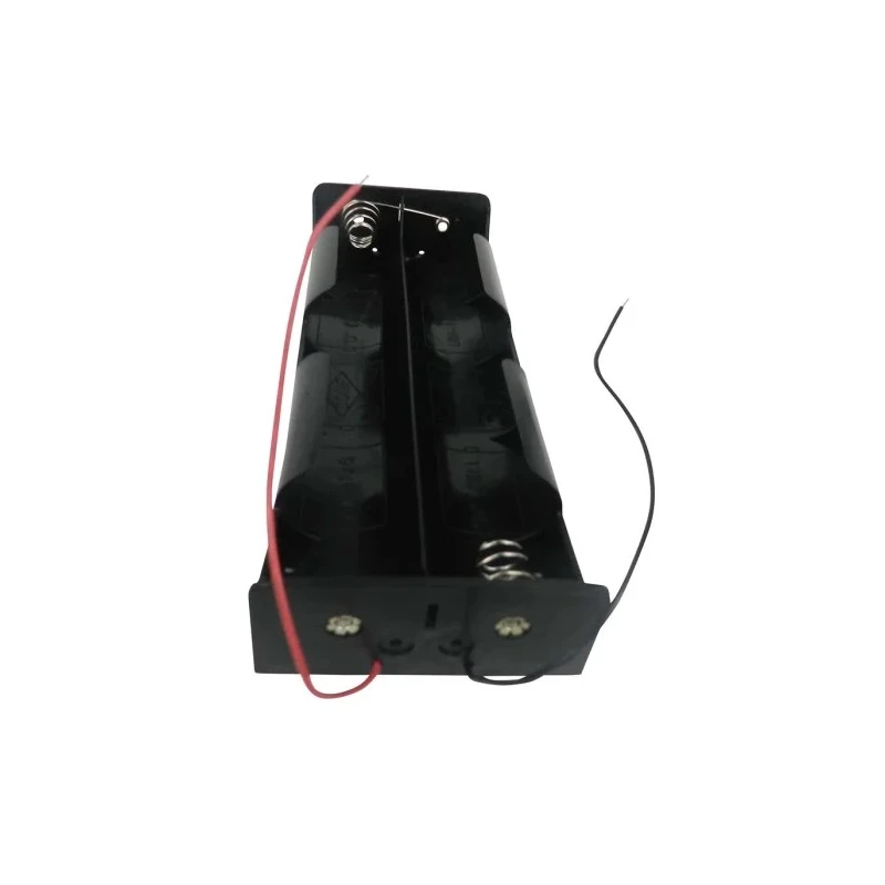 RS PRO Battery Holder Lead Wire Polypropylene Body Coil Spring Termination for 6 D Cells 195mm Length 73.5mm Width 185-4685