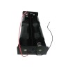 RS PRO Battery Holder Lead Wire Polypropylene Body Coil Spring Termination for 6 D Cells 195mm Length 73.5mm Width 185-4685