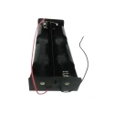 RS PRO Battery Holder Lead Wire Polypropylene Body Coil Spring Termination for 6 D Cells 195mm Length 73.5mm Width 185-4685