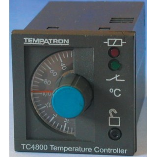 Tempatron V7453 Panel On-Off Temperature Controller, 1 Output Relay 24V AC TC4830-01-110/230VAC