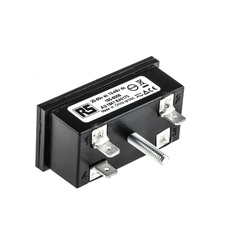 Curtis 700 Series 6 Digit LCD Panel Mount Hour Meter 60V AC Electrical Reset 185-6006