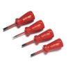 CK Screwdriver Set IK06 Pozidriv Tip Sizes 4 mm, 5 mm (Slotted), PZD2, 4-Piece IK06
