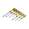 CK Phillips, Slotted Standard Screwdriver Set 7-Piece with Precision Machined Tips and Chrome Vanadium Steel Blades T49162D