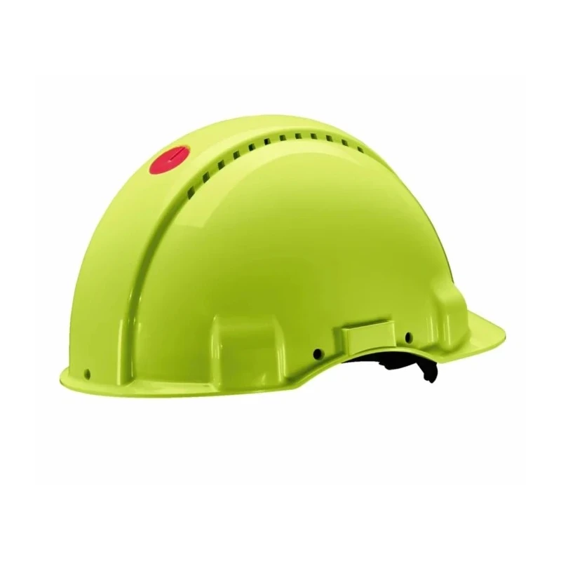 3M Yellow Safety Helmet Ventilated Adjustable Ratchet Suspension ABS Material G30CGB