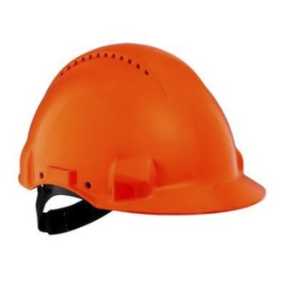 3M Peltor Uvicator G3000 Orange Safety Helmet Ventilated Adjustable EN 397 G30COR