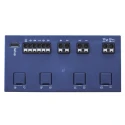 Jumo diraVIEW DIN Rail Panel Digital Indicator 2 Output 0 to 20 mA, Relay NO Contact, Logic Output 0/14 701513/8-0300-23/000