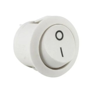 RS PRO SPST On-Off Rocker Switch Panel, Nylon Housing, 6A 250V AC, Panel Mount 185-8228