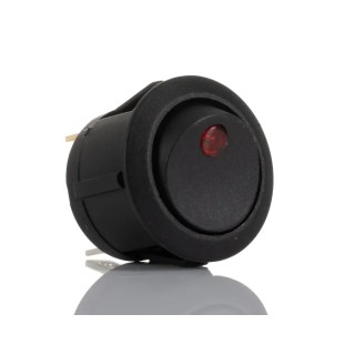 RS PRO Illuminated SPST On-Off On-Off Rocker Switch Panel Nylon Housing 6A 250V AC 185-8223