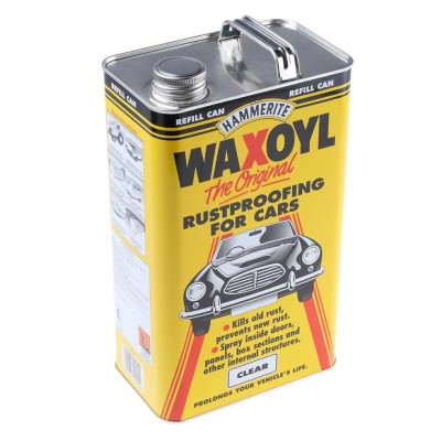 Hammerite Transparent Rust & Corrosion Inhibitor Waxoyl Clear 5 L Can 5092941