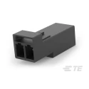TE Connectivity LIGHT-N-LOK Series Modular Latched Wire-to-Wire Female Poke-in Lighting Connector, 2-Pole, 9A 2834049-2