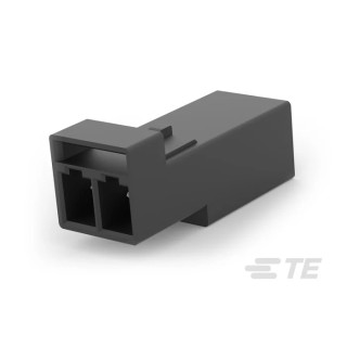 TE Connectivity LIGHT-N-LOK Series Modular Latched Wire-to-Wire Female Poke-in Lighting Connector, 2-Pole, 9A 2834049-2