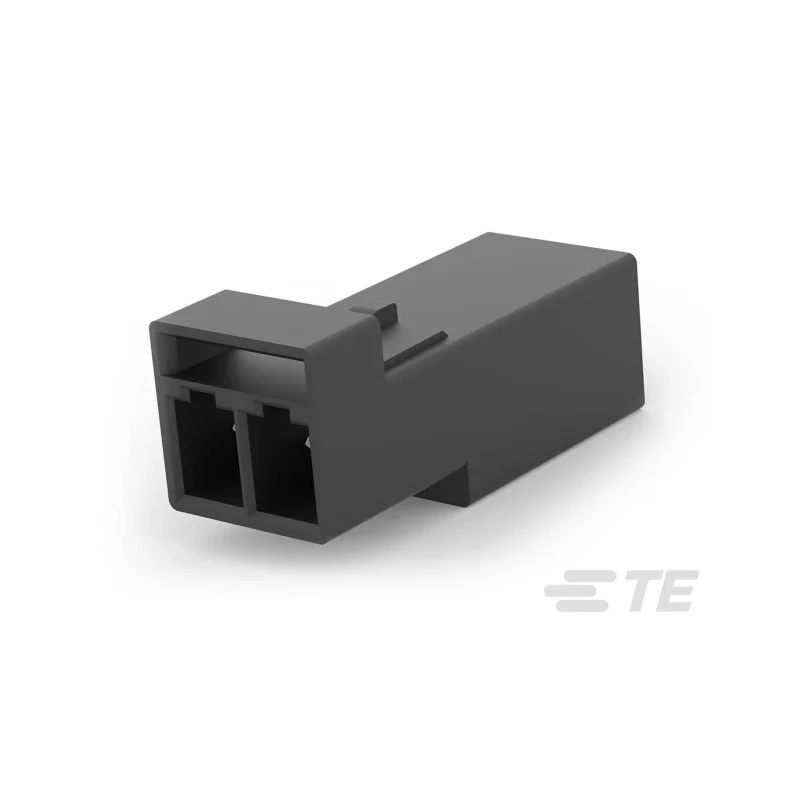 TE Connectivity LIGHT-N-LOK Series Modular Latched Wire-to-Wire Female Poke-in Lighting Connector, 2-Pole, 9A 2834049-2