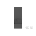 TE Connectivity LIGHT-N-LOK Series Modular Latched Wire-to-Wire Female Poke-in Lighting Connector, 2-Pole, 9A 2834049-2