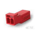 TE Connectivity LIGHT-N-LOK Series Cable Modular Latched Wire-to-Wire Female Poke-in, 2-Pole, 9A, 600V AC, 2-Way 1-2834049-4