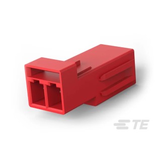 TE Connectivity LIGHT-N-LOK Series Cable Modular Latched Wire-to-Wire Female Poke-in, 2-Pole, 9A, 600V AC, 2-Way 1-2834049-4