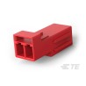 TE Connectivity LIGHT-N-LOK Series Cable Modular Latched Wire-to-Wire Female Poke-in, 2-Pole, 9A, 600V AC, 2-Way 1-2834049-4