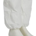 3M White Disposable Coverall SMS Laminate, Chest 108 to 115 cm, Length 1.87m, Hooded, Unisex 4540WXL