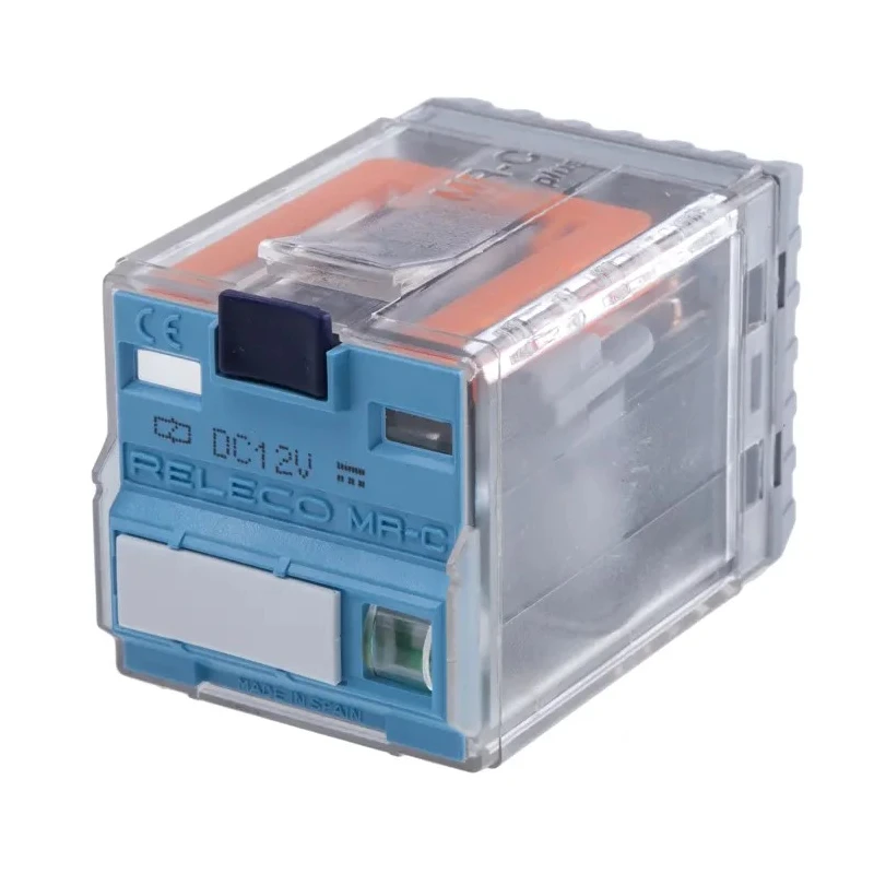 Releco Power Relay, 12V DC Coil, 10A Switching Current, DPDT, Plug-In Terminal, Silver Alloy Contacts C2-A20X / DC 12V