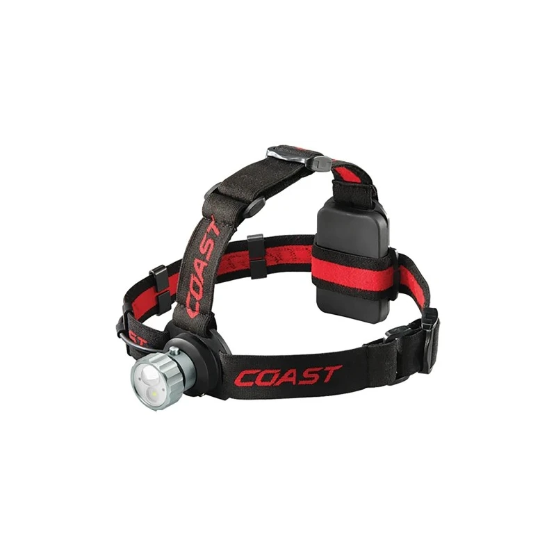 Coast HL45 LED Head Torch 400 lm Flood Beam 28 m IPX4 Waterproof Adjustable Strap HL45